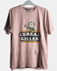 Cereal Killer Food Pun Humor Costume Funny Halloween Ice Cotton T-Shirt