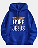 Christian, all meine Hoffnung liegt bei Jesus Drop Shoulder Fleece Hoodie.