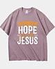 
Christian, meine ganze Hoffnung liegt in Jesus. Schweres, übergroßes T-Shirt.