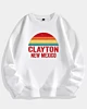 Clayton New Mexico Drop Shoulder Fleece Sweatshirt