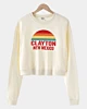 Clayton New Mexico Cropped Sweatshirt