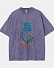 Colorful Head Hyena Pop Wolf Vintage T-Shirt