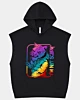 Colorful Tiger Sleeveless Hoodie