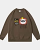 Cool Lion Funny Animal Meme Pellet Fleece Sweatshirt