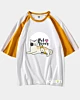 Cute Cat Bird Mascots - Mid Half Sleeve Raglan T-Shirt