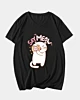 Niedlicher Katzenfotograf - T-Shirt mit V-Ausschnitt