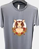 Niedliche Katze mit Blume - Quick Dry T-Shirt