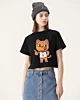 Niedliche Katze mit Daumen hoch - Cropped T-Shirt