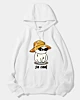 Cute Cool Yellow Cat With Sunglasses And Hats Pellet Fleece Hoodie