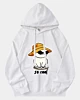 Cute Cool Yellow Cat With Sunglasses And Hats Oversized Hoodie