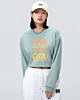 Niedliche Mädchen wollen einfach Sonne haben Cropped Sweatshirt