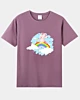 Licorne mignonne sur un nuage T-Shirt Classique De 6,2 Oz