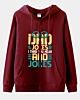 Dad Jokes I Think You Mean Rad Jokes Full Zip Hoodie