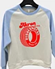 Defunct Akron Rubbernecks Baseball Team Raglan Sleeve Sweatshirt