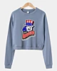 Defunct Allentown Ambassadors Baseball Team Cropped Sweatshirt