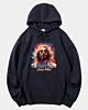 Divine Duality Modern Hippie Psychedelic Jesus Classic Hoodie