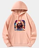 Divine Duality Modern Hippie Psychedelic Jesus Drop Shoulder Hoodie