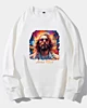 Divine Duality Modern Hippie Psychedelic Jesus Sudadera clásica de forro polar