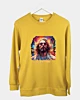 Divine Duality Modern Hippie Psychedelic Jesus Classic Sweatshirt