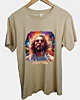 Divine Duality Modern Hippie Psychedelic Jesus Lightweight T-Shirt