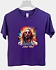 Divine Duality Modern Hippie Psychedelic Jesus Kids Young T-Shirt