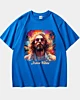 Camiseta Divine Duality Modern Hippie Psychedelic Jesus Heavyweight