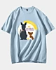 Dogs Friendship - T-shirt oversize à épaules tombantes