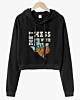 Donot Mess With Texas Vintage Badge - Sudadera con capucha recortada