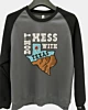 Donot Mess With Texas Vintage Abzeichen - Raglanärmel Sweatshirt