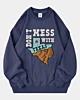 Donot Mess With Texas Vintage Badge - Sweatshirt in Übergröße