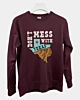 Donot Mess With Texas Vintage Abzeichen - Klassisches Sweatshirt