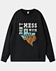 Donot Mess With Texas Vintage Badge - Drop Shoulder Sweatshirt