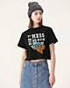 Donot Mess With Texas Vintage Abzeichen - Cropped T-Shirt