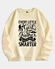 Every Little Girl Thanks Her Father Drop Shoulder Fleece Sweatshirt