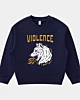 Fire Wolf Violence Kids Young Sweatshirt