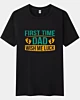 First Time Dad Wish Me Luck Cooling T-Shirt