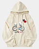 Cute Cat Bicycling - Oversized Hoodie