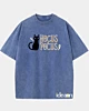 Hocus Pocus Cat - T-shirt à délavage acide