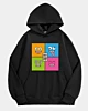 Fool's Day Funny Meme Oversized Fleece Hoodie