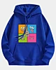 Fool's Day Funny Meme Drop Shoulder Fleece Hoodie