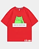 Sourire de chat amusant - Ice Cotton Oversized T-Shirt