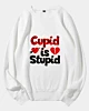 Cupid est stupide Sweatshirt classique