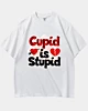 Cupido è stupido T-shirt oversize pesante