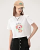 Funny Cute Teddy Dog Cropped T-Shirt