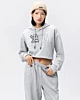 Funny Cute Than Cupid Cropped Hoodie