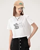 Carino Divertente di Cupido Crop T-shirt