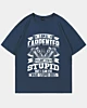 Funny I'm A Carpenter I Cant Fix Stupid Oversized Drop Shoulder T-Shirt