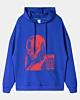 Futuristic Streetwear Brutalism Graphic Drop Shoulder Hoodie