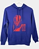 Futuristischer Streetwear Brutalismus Grafik-Pellet-Fleece-Hoodie