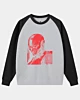 Futuristic Streetwear Brutalism Graphic Raglan Sleeve Sweatshirt